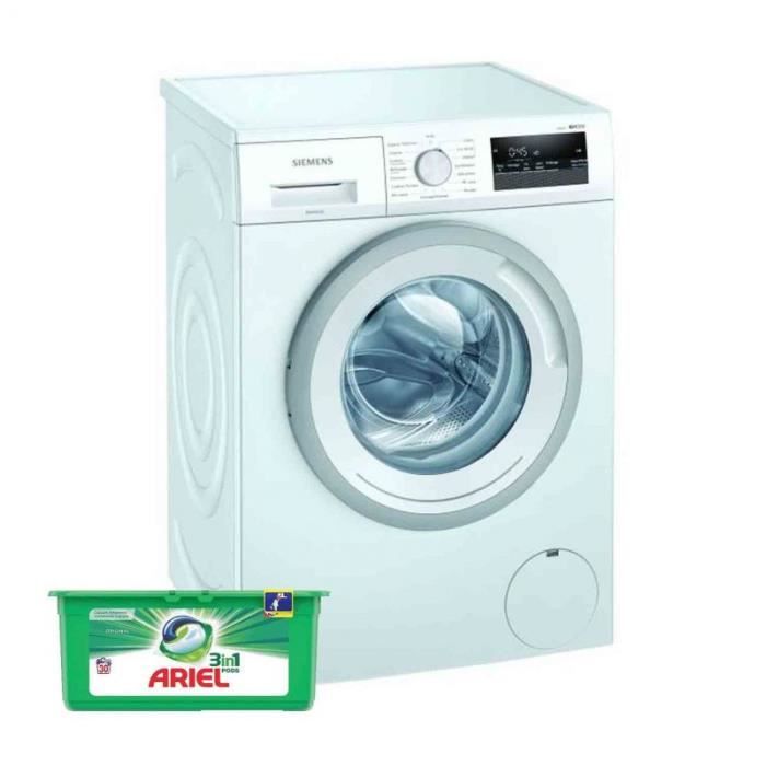 SIEMENS Lave-linge Frontal 7kg 1400trs/min 15 programmes Machine à laver  hublot - Cdiscount Electroménager