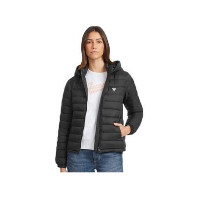 Doudoune Guess Femme Mini triangle Noir Polyester Noir