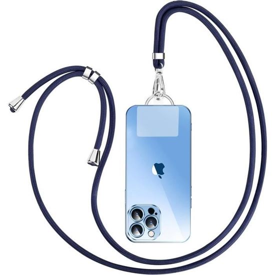 6 Lanières Téléphone DKDDSSS - Collier Réglable Universel - Mains Libres - Sport/Randonnée