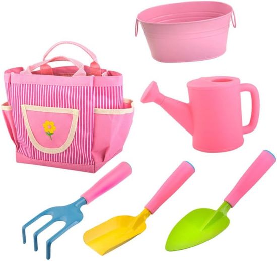 Set De Jardinage Enfant 6 Pièces – Pelle, Râteau Et Outils En Bois Avec Manche En Pin, Dès 3 Ans, Pour Jardin, Plage Et Sable Jeu Extérieur Motricité Set De Jardinage Enfant 6 Pièces – Pelle, Râteau Et Outils En Bois Avec Manche En Pin, Dès 3 Ans, Pour Jardin, Plage Et Sable Jeu Extérieur Motricité