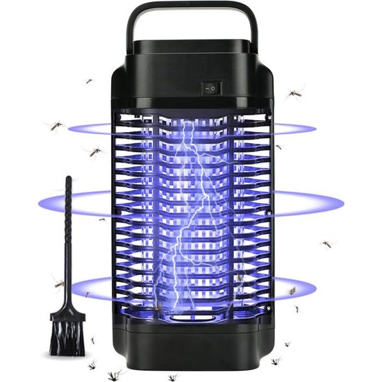 Lampe Anti-Moustiques 4200V UV 30W - Portée 100m², Intérieur/Extérieur IPX4, Tueur D'Insectes