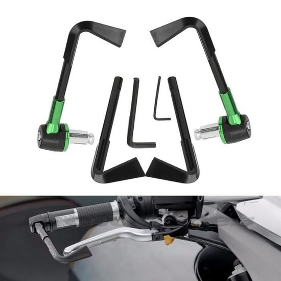 Dilwe poignée de moto Levier de guidon d'embrayage de frein 22mm avec