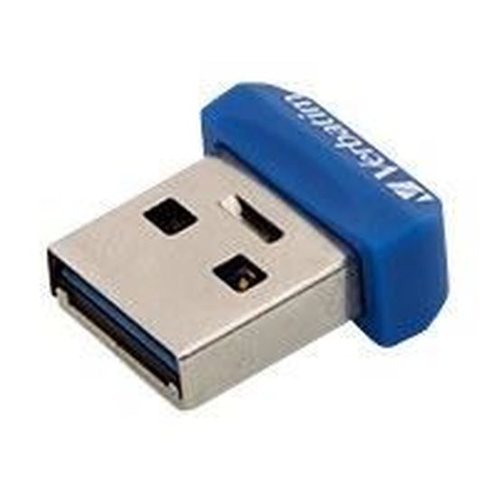 Clé USB Store 'n' Stay NANO - 16 Go - USB 3.0 - bleu - VERBATIM
