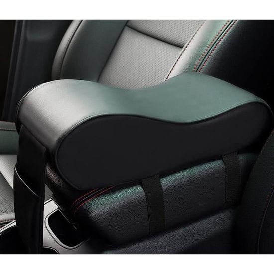 Coussin D'Accoudoir De Voiture ISpchen En Cuir - Protection Console Centrale Avec Mousse Mémoire, Étanche Et Anti-Rayures