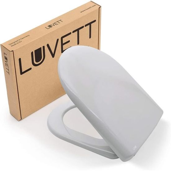 Abattant WC en Duroplast, forme D, finition céramique brillante Abattant WC en Duroplast, forme D, finition céramique brillante