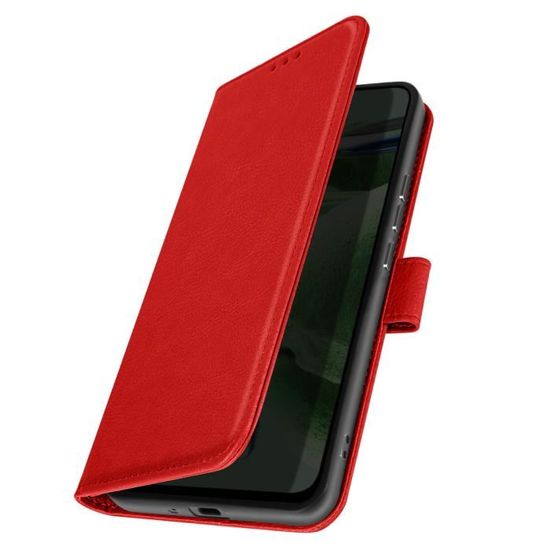 Housse Portefeuille Aimantée Pour Huawei P Smart 2019 - Cuir PU Et Jean, Support Intégré, Slots Pour Cartes - Gris