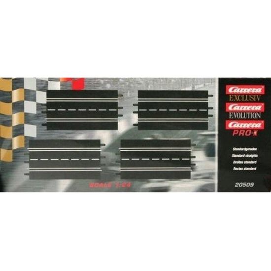 Carrera - Rail et Accessoire pour Circuit 1/24 et 1/32 - Evolution, Digital 132 et 124 - Courbes 4/15° (12) : Carrera Carrera - Rail et Accessoire pour Circuit 1/24 et 1/32 - Evolution, Digital 132 et 124 - Courbes 4/15° (12) : Carrera