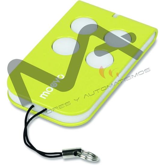 Telecomando Cancello MOOVO MT4V - Controllo 4 Funzioni, Frequenza 433.92 MHz, Con Batteria CR2032