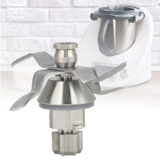 Batteur & Crochet Pétrisseur Acier Inoxydable 304 - Compatible Robot Cuisine KLARSTEIN Al-Saif - Pour Pâtes, Mélanges