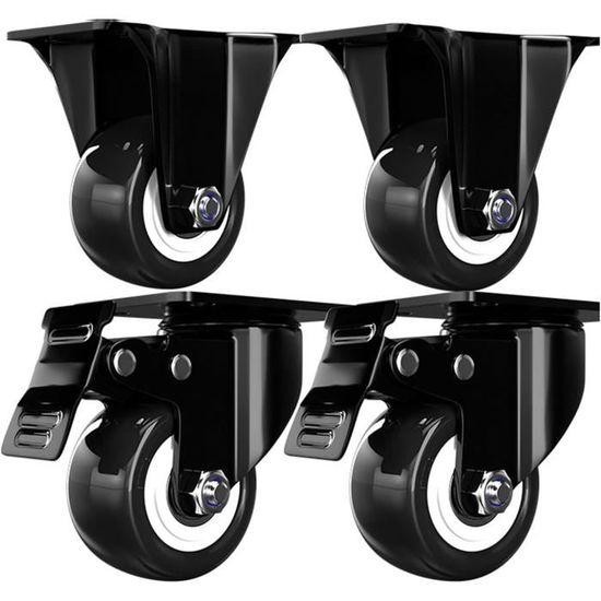 Roue Roller Lot De 4 Roues De Patins à Roulettes 54mm - Dureté 80A - Avec Roulements ABEC-9 - Pour Patins Quad