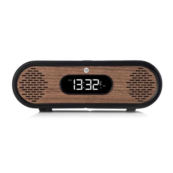 Radio réveil DAB / DAB+ / FM / Bluetooth VIEW QUEST ROSIE LEE Noyer