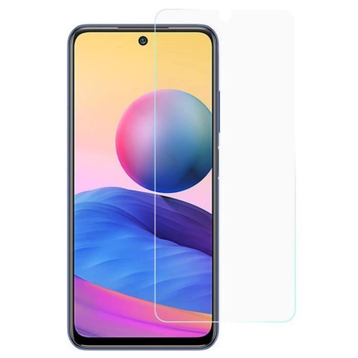 Vitre Arrière De Remplacement Pour Xiaomi Redmi Note 10 / Note 10 Pro (5G) - Noire Avec Logo