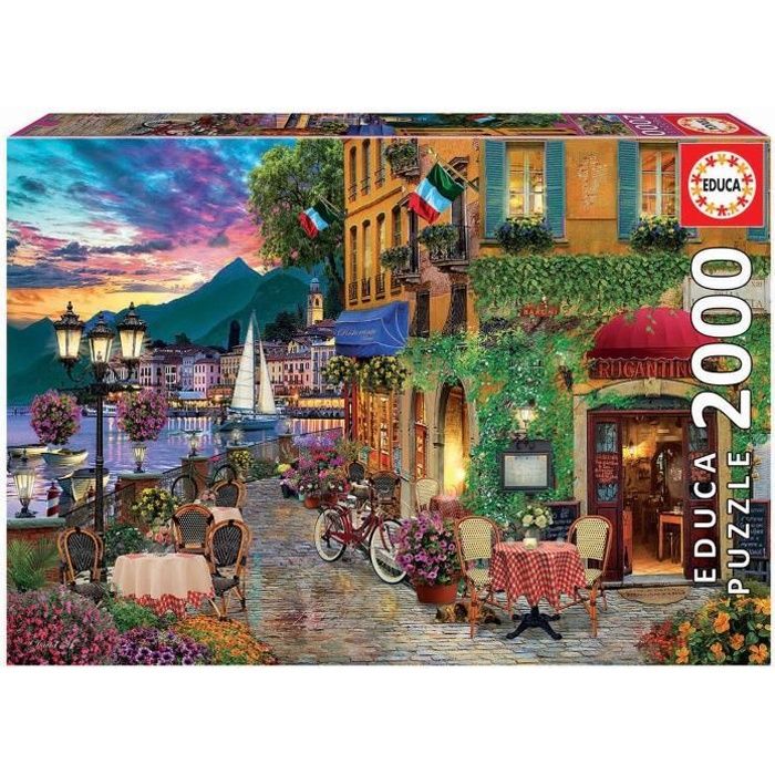 Puzzle 2000 pièces EDUCA Italian Fascino 18009 - Adulte - Intérieur