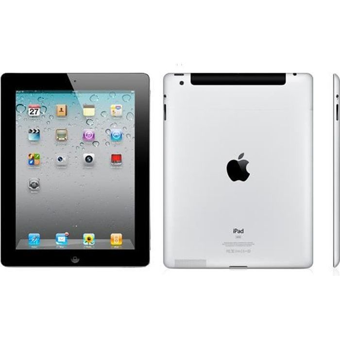 Apple iPad 2- 16 Go Wi-Fi, (9,7") - Noir Reconditionné