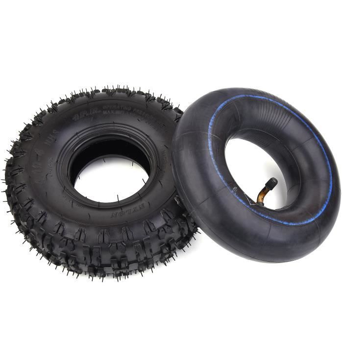 Tyre Pneu + Chambre à air 4,10-4 410-4 4,10-3,50-4 pour Garden Rototiller Snow Blower Go Cart Kid ATV