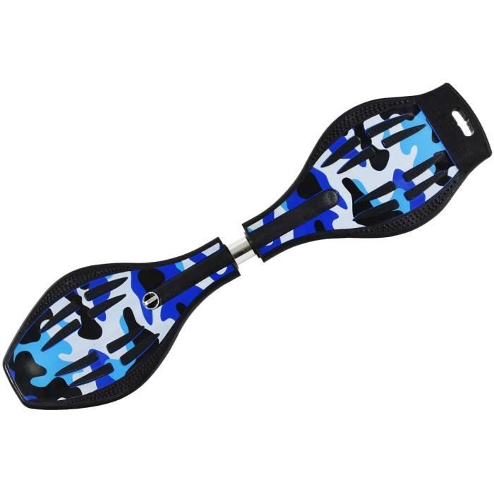 MAXOfit® Waveboard Pro XL «Lukas», Charge Max. 95 kg, Roues Lumineuses et Sac Inclus - 86cm x 22,5cm x 11cm