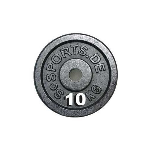 Lot de disques en fonte ScSPORTS - 2 x 10 KG (20 KG) ø30 / 31