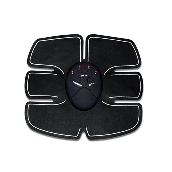 Adultes sans fil électronique appareil de musculation abdominale Ab rouleau autocollant minceur Mach - Modèle: Black - HSJSZHA11053