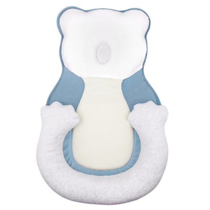 bleu Berceau Portable et ajustable pour bébé, berceau de voyage, en coton, livraison directe Oreiller en mousse viscoélastique