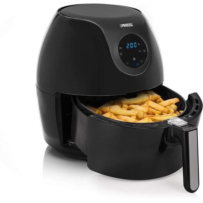 FRITEUSE Princess Friteuse sans huile Aerofryer XXL - 1,5 kg de frites - Pour 9 personnes - 5,2 L - 1 700 W - Panneau de con43