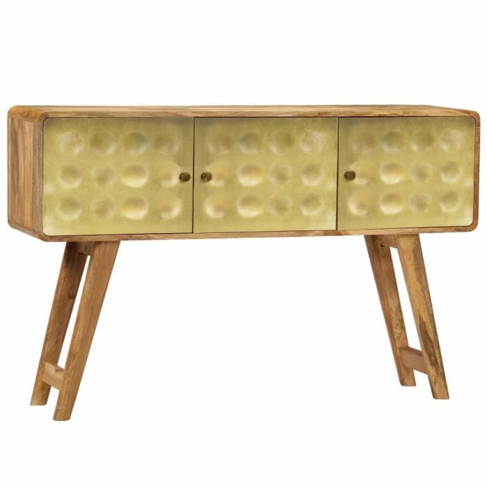 ♫9230 Bahut Buffet De Cuisine Classique - Buffet Armoire de cuisine Bois de manguier massif 120x30x80 cm Home®