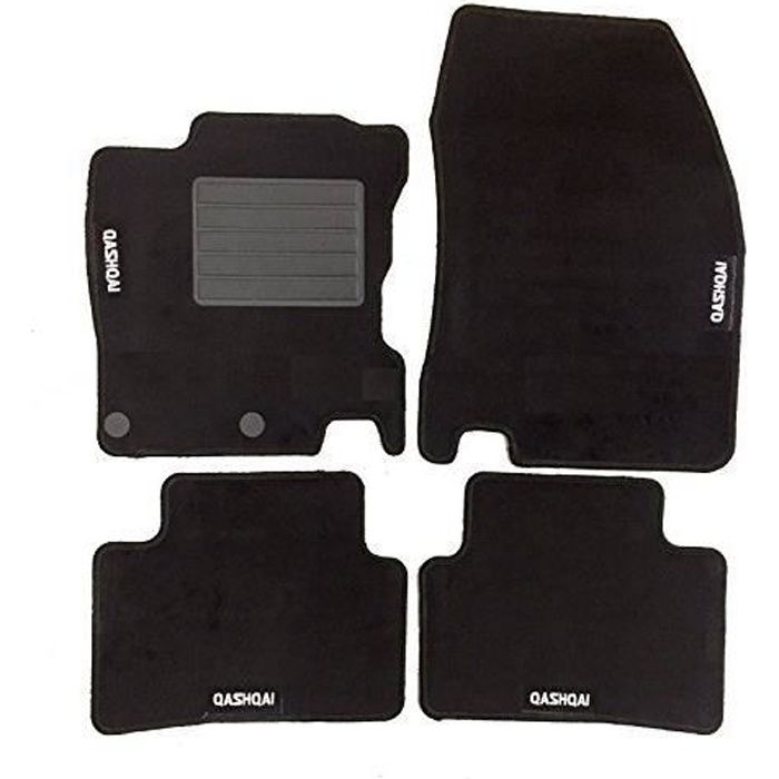 Jeu de 4 tapis moquette pour NISSAN QASHQAI 2010>2013 5 PLACES
