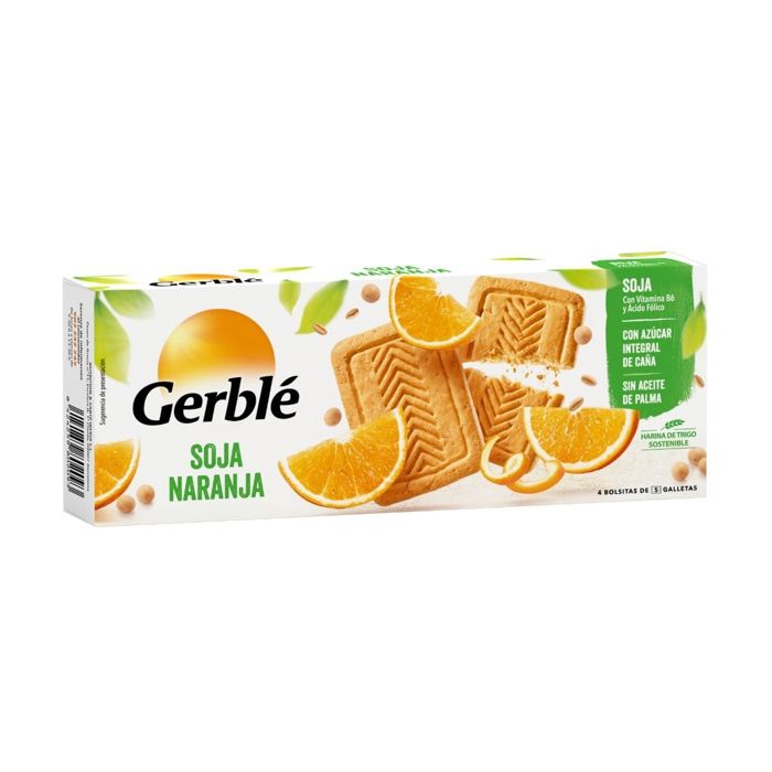 GERBLE Biscuit soja et orange 280 g