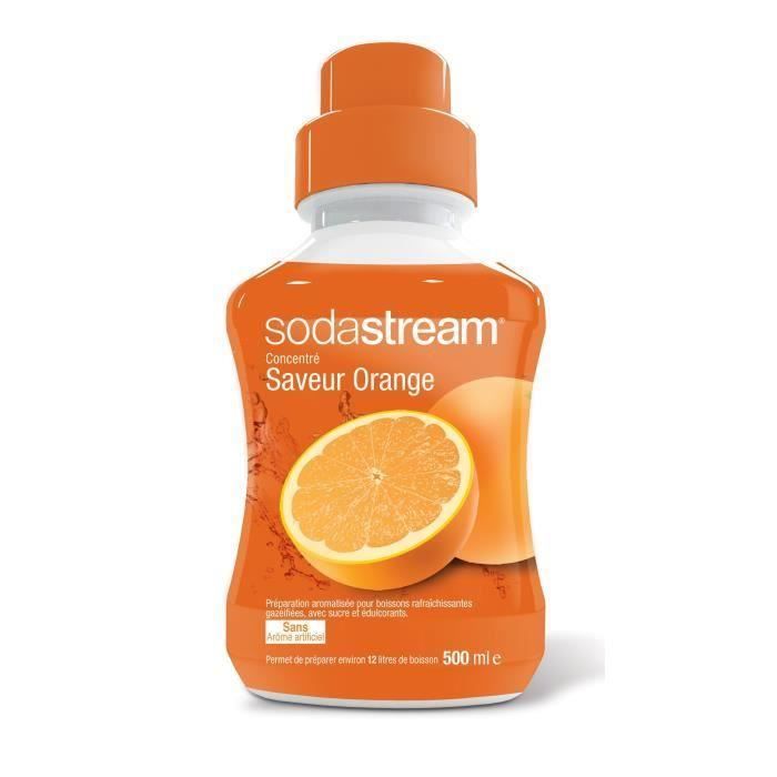 SODASTREAM 3009333 - Concentré Orange 500ml (Lot de 3)