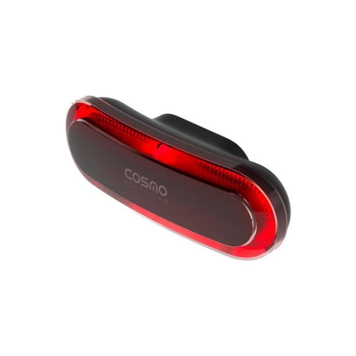 Feu LED Avertissement Clignotant Multi-position COSMO BIKE de Cosmo Connected (pour vélo) - Noir