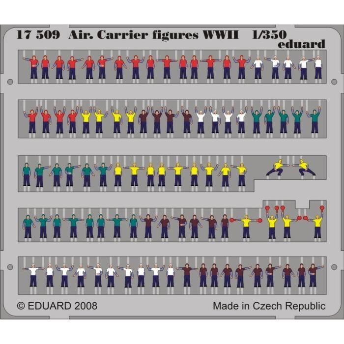 MAQUETTE AIR CARRIER FIGURES WWII /350 EDUARD 1…