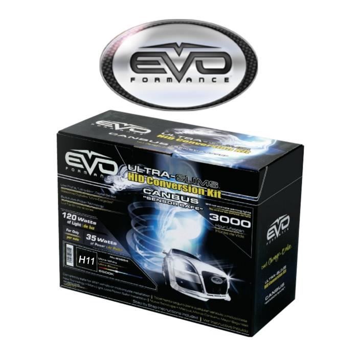 Kit Xenon HID 4300K H11 Slim Ballast Canbus Anti Erreur 35W
