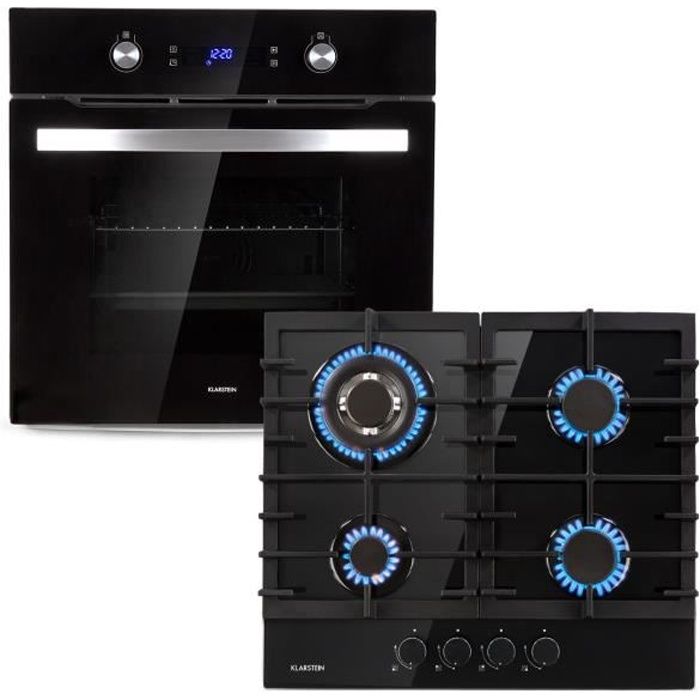 Four - Klarstein Gusteau Ignito Set - 2950W + plaque de cuisson céramique