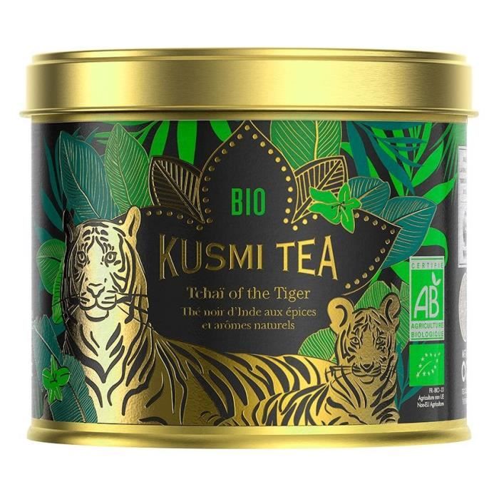 KUSMI TEA Tchaï of the Tiger - Boîte métal - 100 g