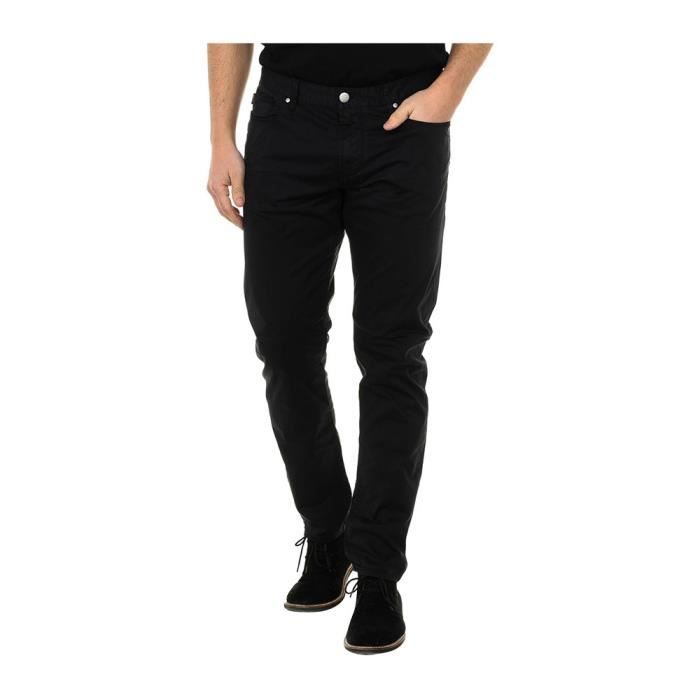 Jeans Armani Noir Slim pour hommes. C6J83 12.