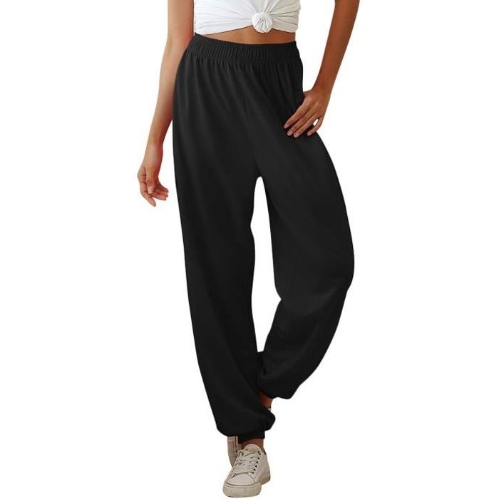 AmzBarley Pantalon de Jogging Décontracté pour Femmes Pantalons de Survêtement Amples Dames Survêtement Bas Pantalon avec Poches