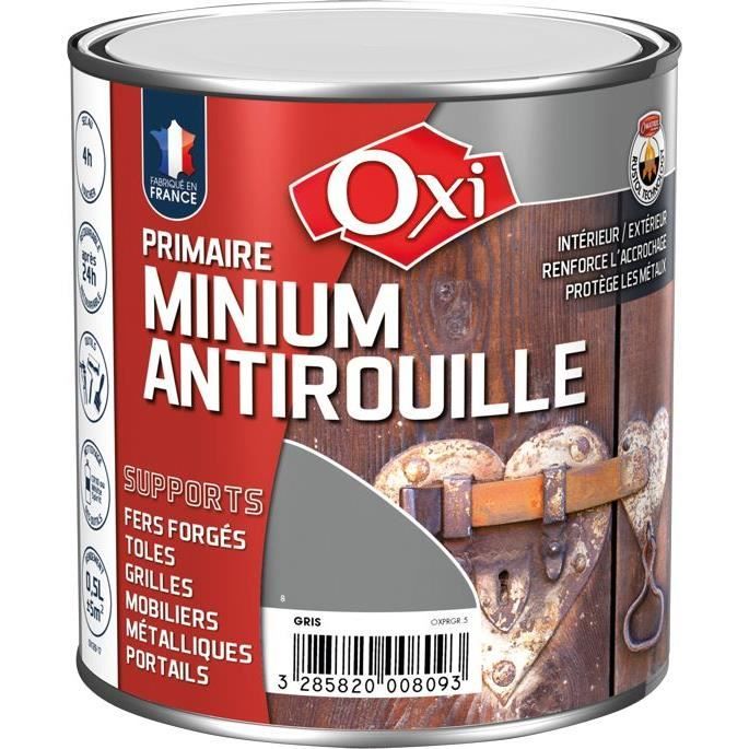 OXI Primaire antirouille Minium - 500 ml