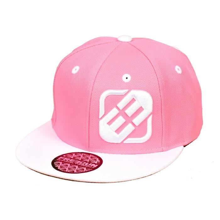 Casquette FREEGUN Fille Trucker Style, Mode et Fantaisie réglable à l'arrière. Couleurs - Logo Rose, Taille - Taille Unique