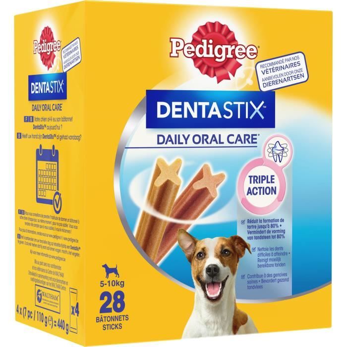 PEDIGREE Dentastix Bâtonnets - Pour petits chiens - 440 g