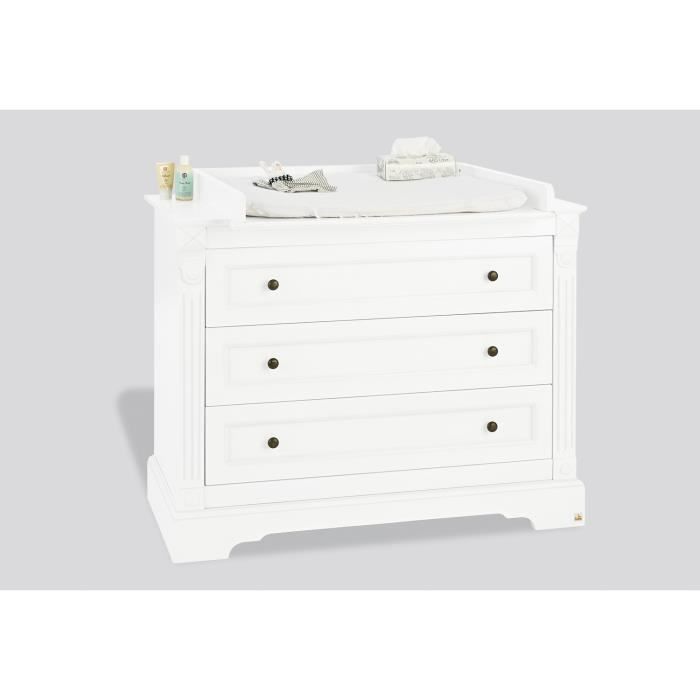 Commode à langer Emilia blanche Pinolino