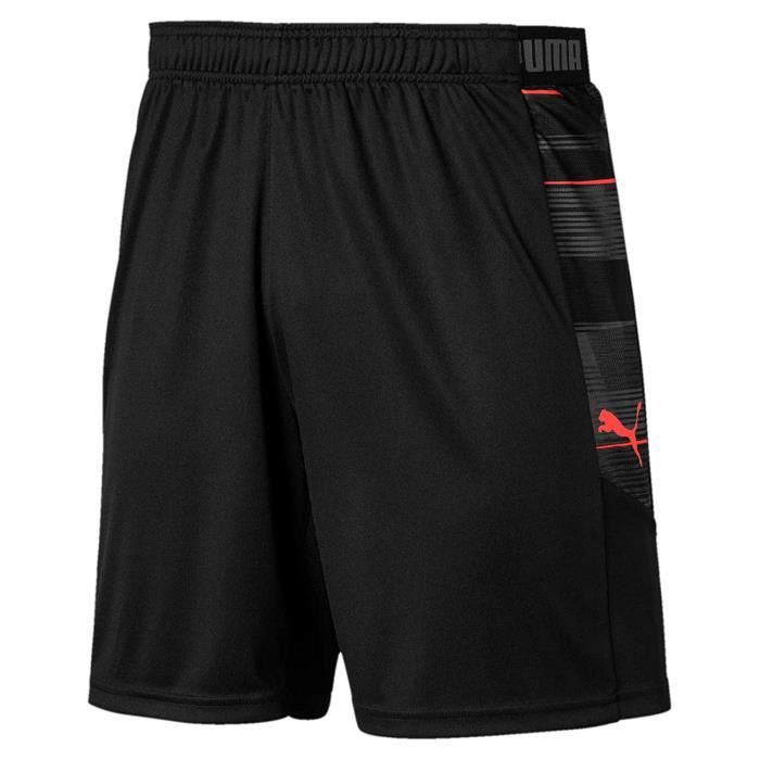 Puma 656431 - COMMUTATEUR KVM - ftblNXT Graphic Shorts Homme, Black/NRGY Red, FR (Taille Fabricant : 3XL)