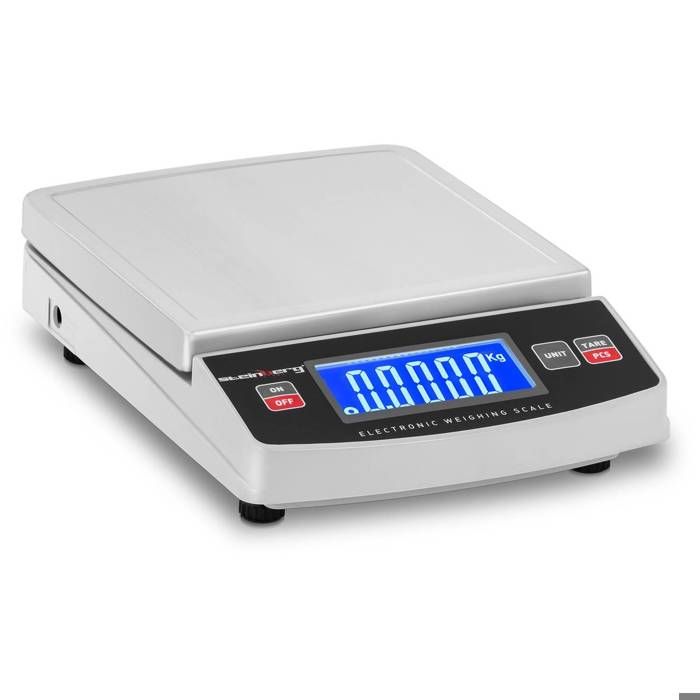 Balance de table Steinberg SBS-TW-5000 (5 g à 5000 g int.10 g Écran LCD Unités kg/g/lb/oz Plateau 148 x 152cm)