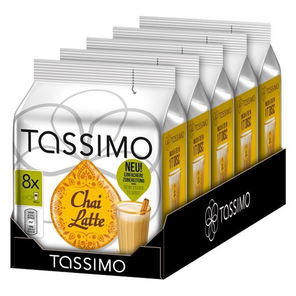 Tassimo Chai Latte 8 dosettes x 5 pièces
