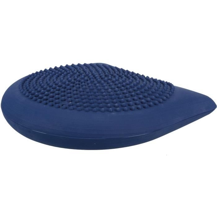 TRIXIE Coussin d'activité d'équilibre - 28 × 4 × 28 cm - Bleu foncé - Pour chien