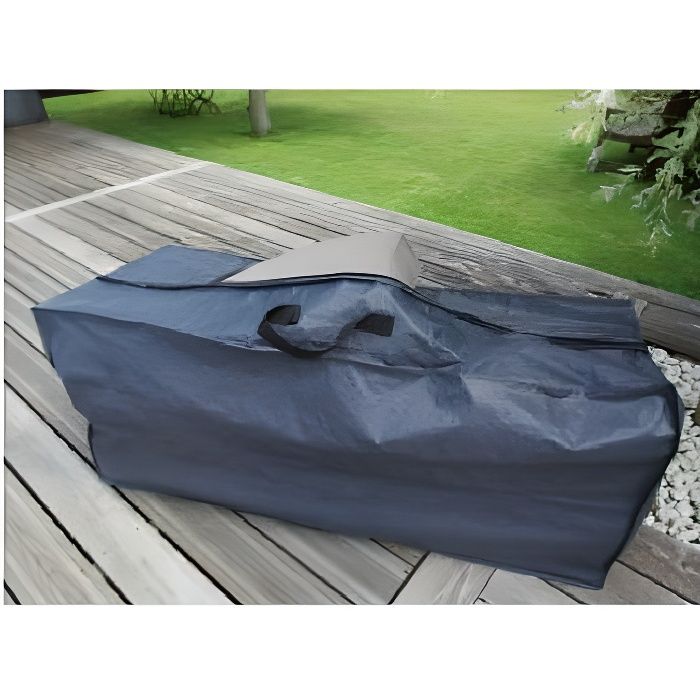 Housse pour coussin Nature 57 x 128 x 37 cm PE gris foncé 6030609