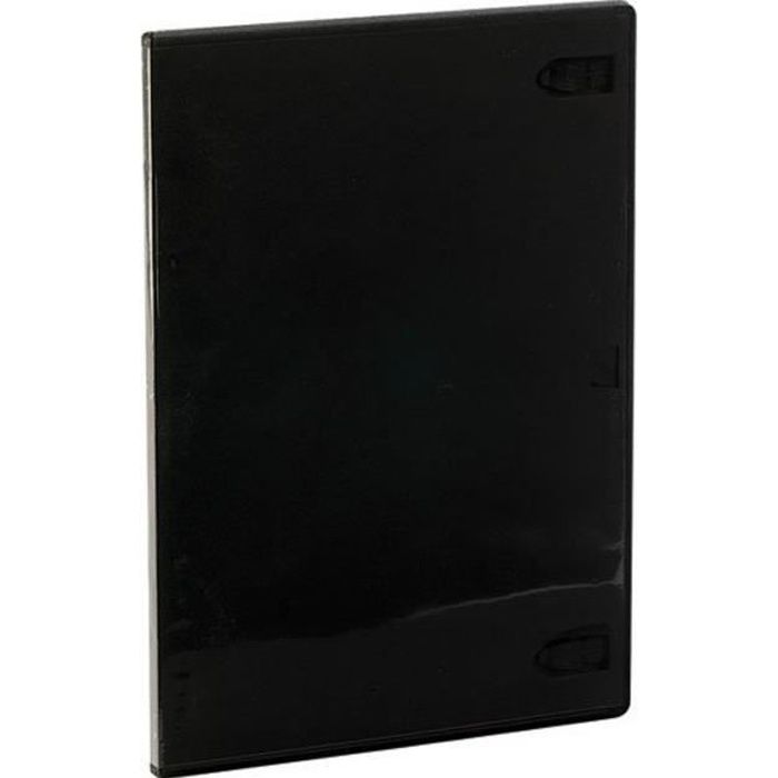 10 boîtiers DVD slim (7 mm) - 1 DVD - Noirs