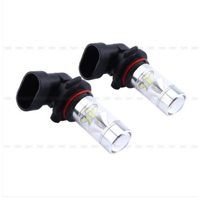 2 pcs 9006 HB4 12SMD 2,323 brouillard Ampoule 60W Blanc Voiture Lampe LED