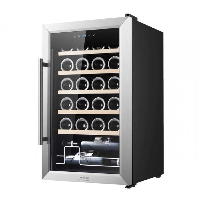 Cave à vin - CECOTEC - GrandSommelier 2450 - Inox - 24 bouteilles - Compresseur silencieux - Cecotec