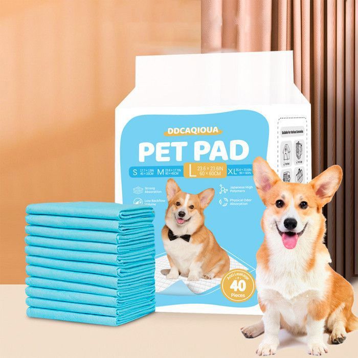 Meilleurs prix pour 40 Pièces Tapis Absorbant Chien, 60× 60cm Alaise Jetable Alèse Pipi Propreté Educateur Chien Animaux, Aleze Impermeable, Pee Pad