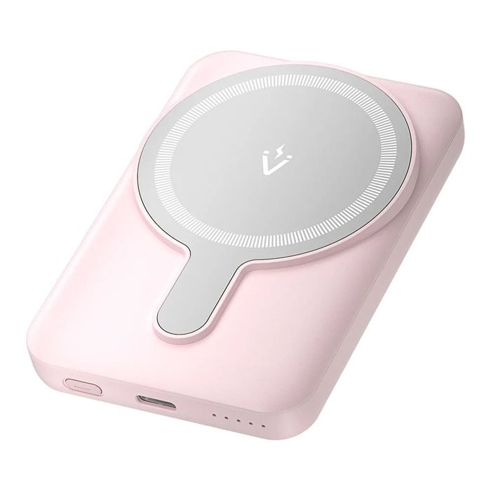 Batterie externe - VENTION - FHSP0 - 5000 mAh - Charge rapide - 2x Type-C - Rose