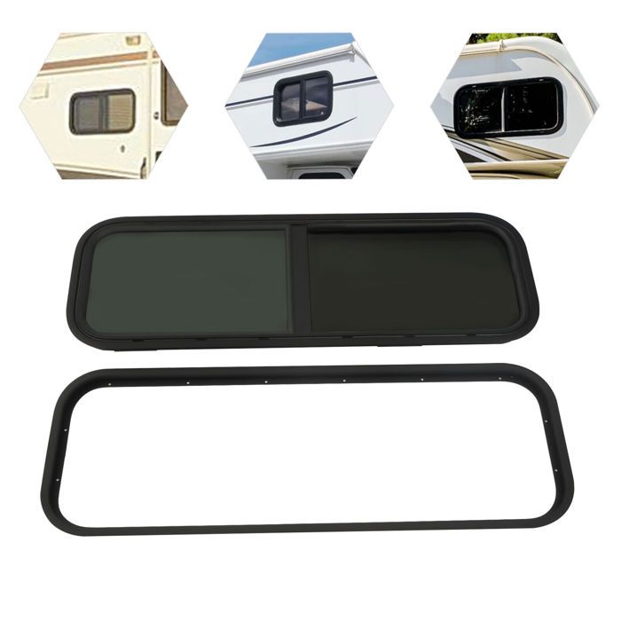 Fenêtre latérale coulissante horizontale pour camping-car caravane caravane